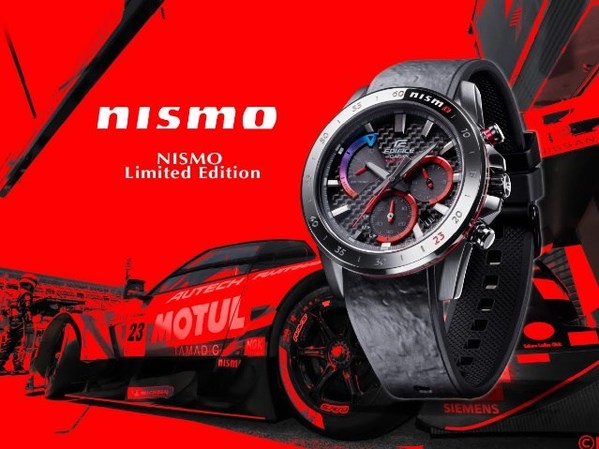 Casio Luncurkan EDIFICE dengan Warna Tim Balap Nissan & NISMO