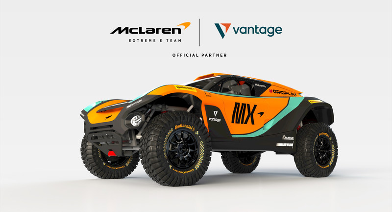 Vantage Menjadi Sponsor Tim Balap Offroad Elektronik McLaren Terbaru